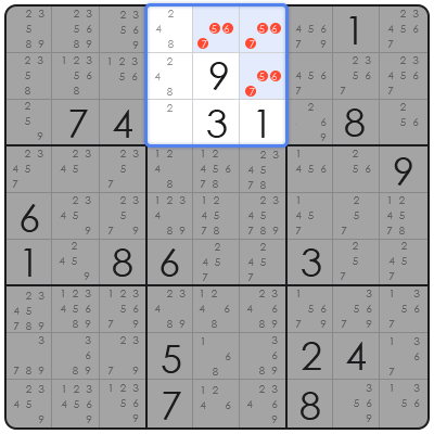 what is the 45 rule in sudoku